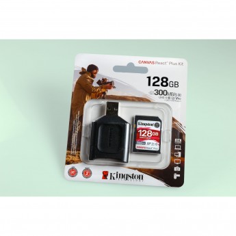 Карта памяти KINGSTON Canvas React Plus 128GB MLPR2/128GB
