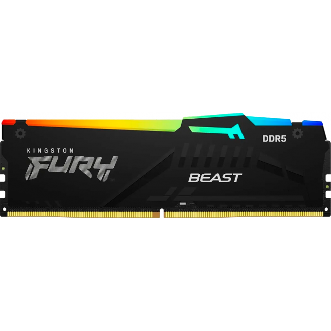 Оперативная память 32Gb DDR5 6400MHz KINGSTON FURY BEAST () (2x16Gb KIT) KF564C32BBEAK2-32