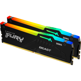 Оперативная память 64Gb DDR5 6000MHz KINGSTON FURY BEAST BLACK RGB (KF560C30BBEAK2-64) (2x32Gb KIT) Оперативная память 64Gb DDR5 6000MHz KINGSTON FURY BEAST BLACK RGB (KF560C30BBEAK2-64) (2x32Gb KIT)