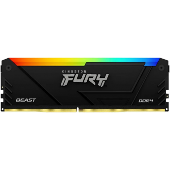Оперативная память 8Gb DDR4 3200MHz KINGSTON FURY BEAST RGB (KF432C16BB2A/8)